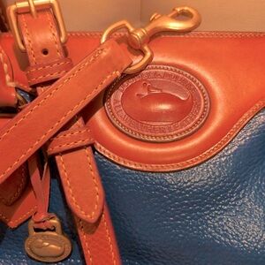 "Dooney & Bourke" Deep Teal "AWL, Lock & Key Satchel"